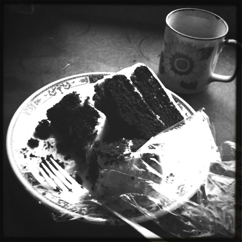 gluten-free Pamela's chocolate cake